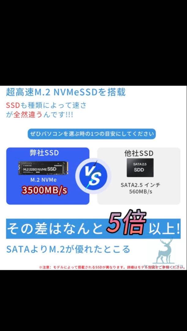 22インチ デスクトップPC モニター