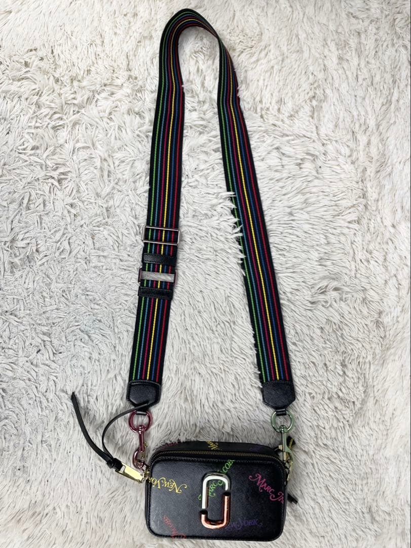 極美品 マークジェイコブス レザー 2WAY ショルダーバッグ スナップショット