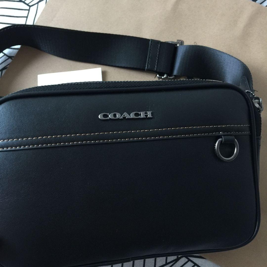 COACHコーチバッグ C4148 ブラック ショルダーバッグメンズバッグ