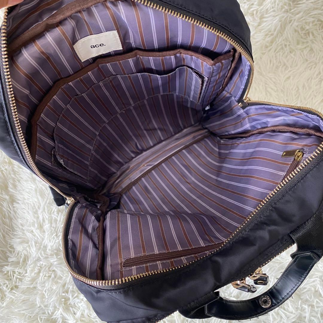 【美品✨】ace.GENE スリファム ビジネス リュック バックパック 黒