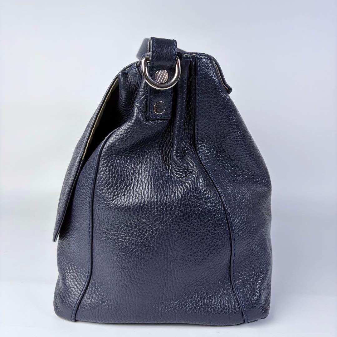 daimaruyaザラネート ポスティーナ L ネイビー 大容量 ショルダ