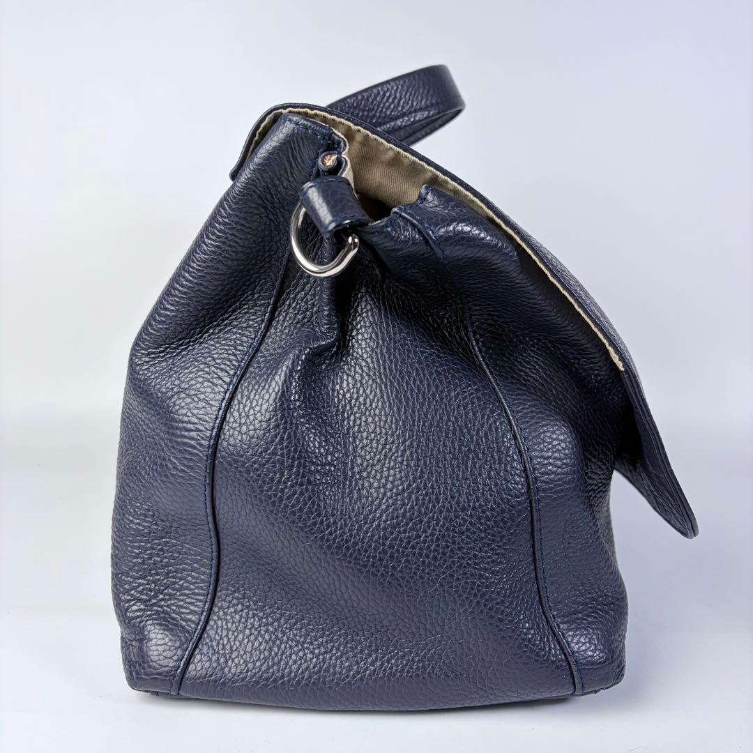 daimaruyaザラネート ポスティーナ L ネイビー 大容量 ショルダ