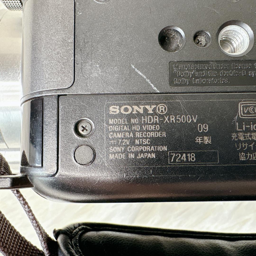 SONY ソニー HDR-XR500V ハンディカム ビデオカメラ シルバー
