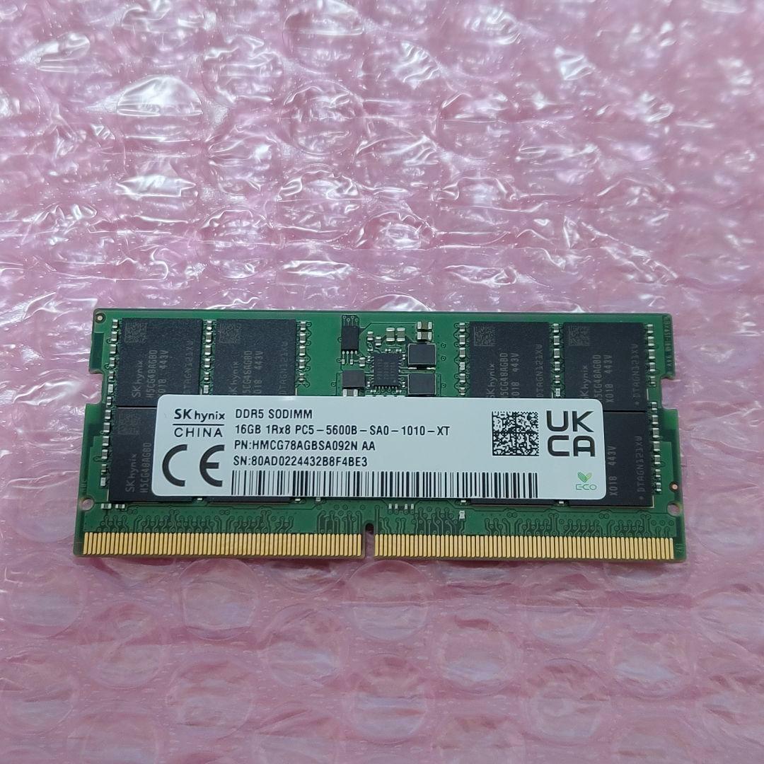 SK hynix DDR5 5600 16GB SODIMM ノート メモリ