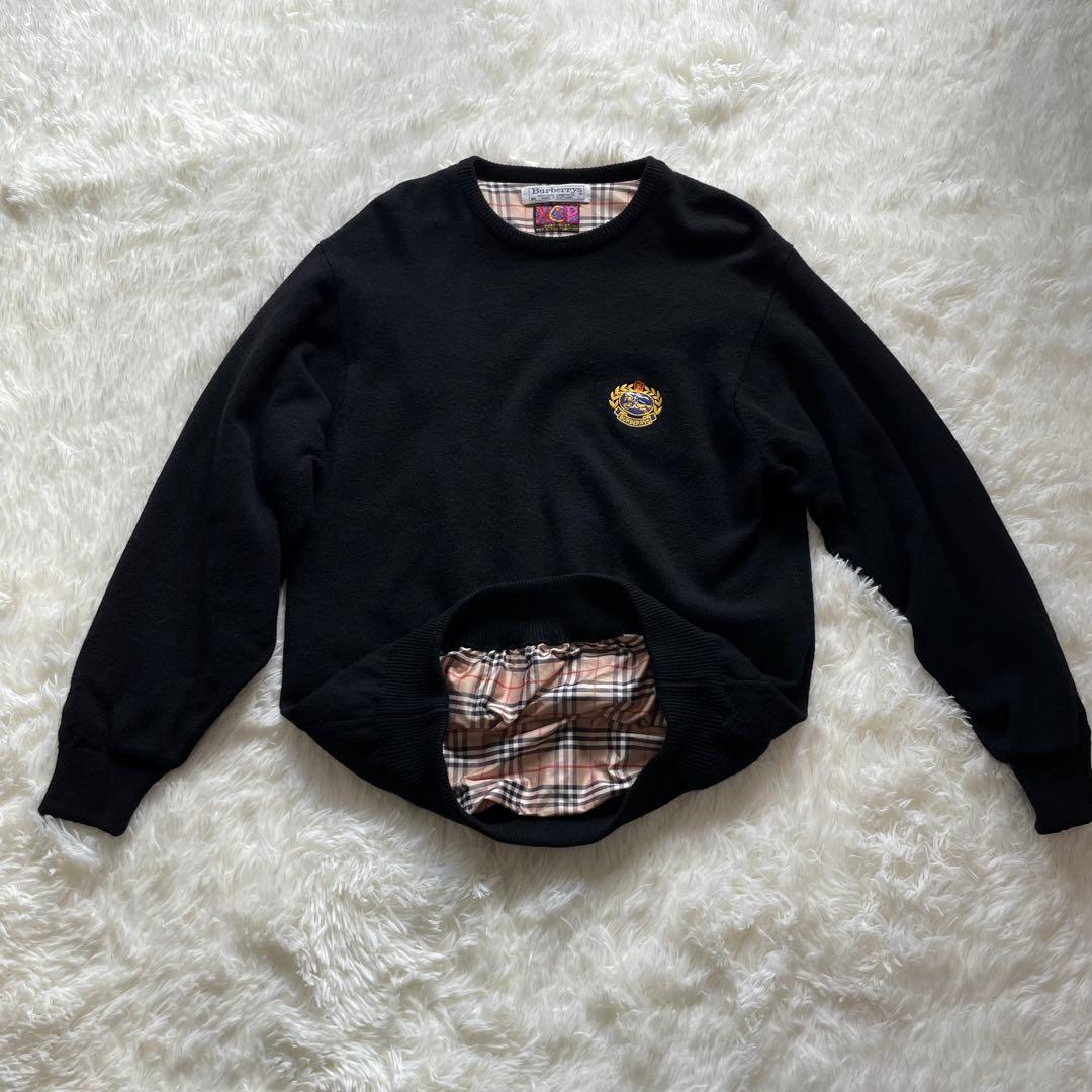♡良品 Burberrys × GORE-TEX リバーシブル ニット　M