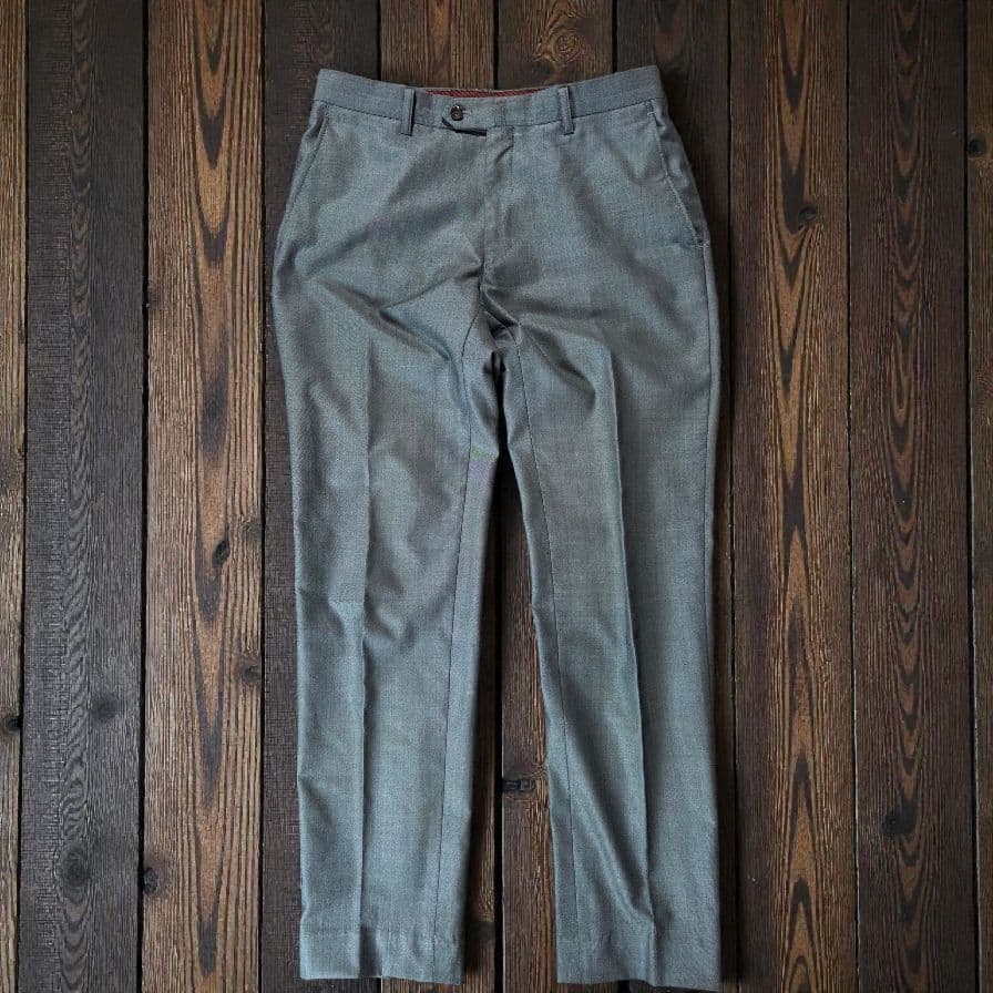 美品 パーソンズ 3ピース スーツ セットアップ YA6 グレー　メンズ