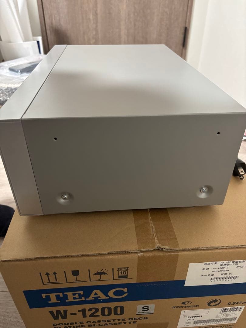 美品　TEAC W-1200 ダブルカセットデッキ