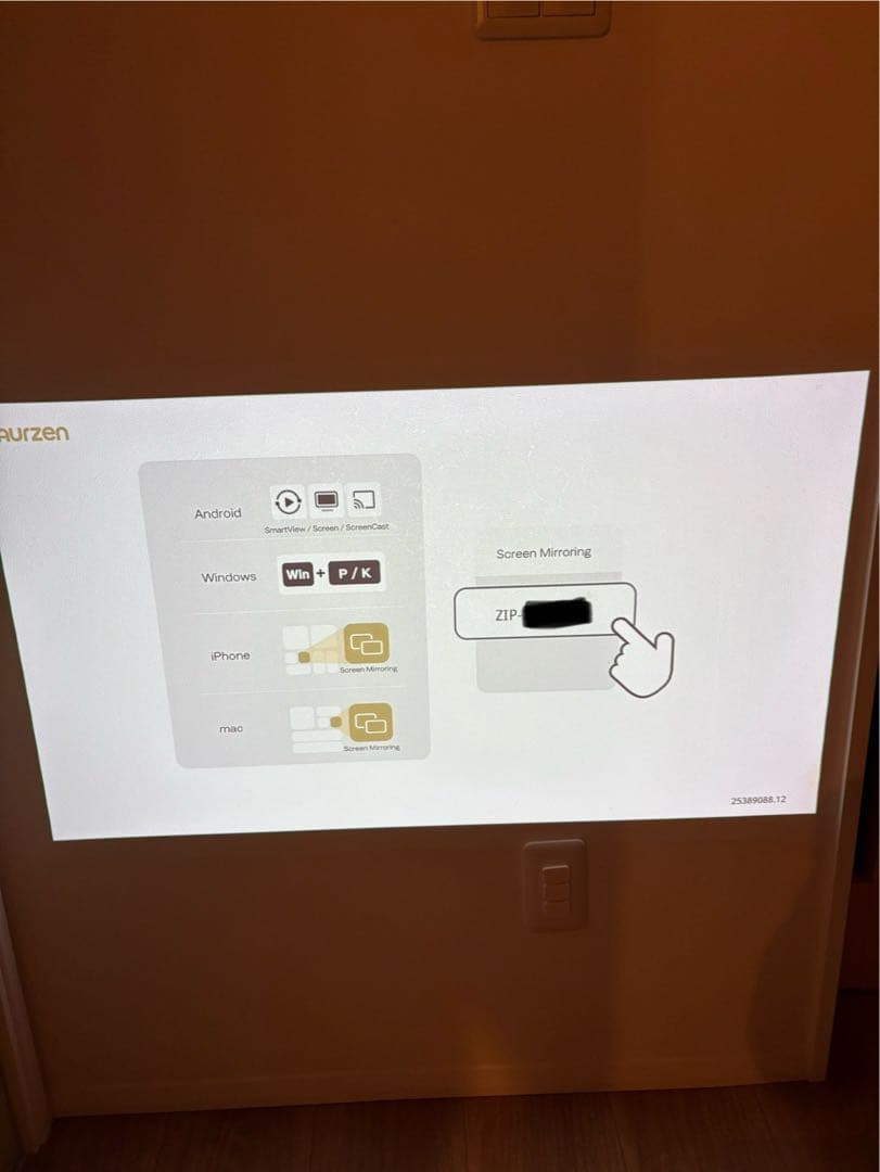 AURZEN ZIP 三つ折りプロジェクター 4in1セット