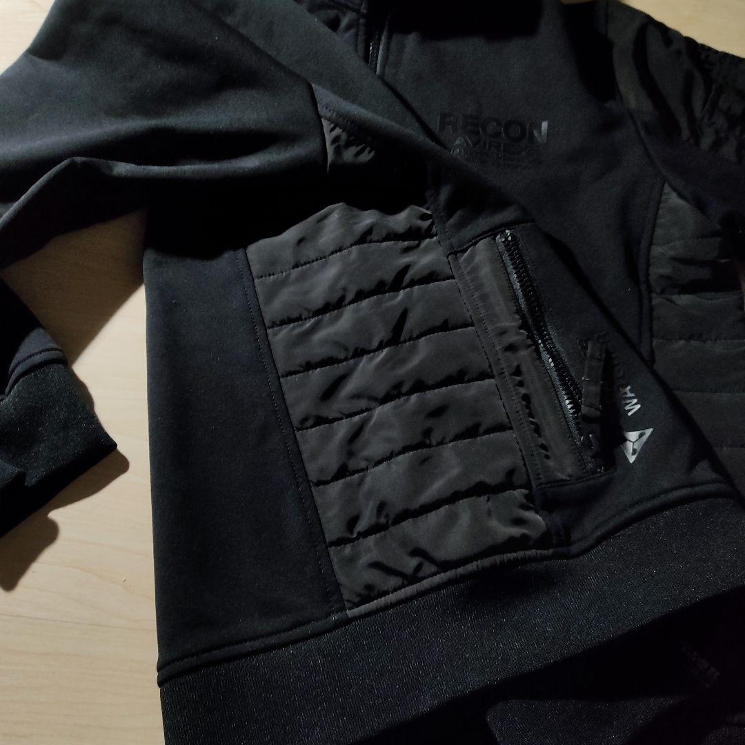 【希少レア】AVIREX RECON 裏起毛 トラック ジャケット 黒