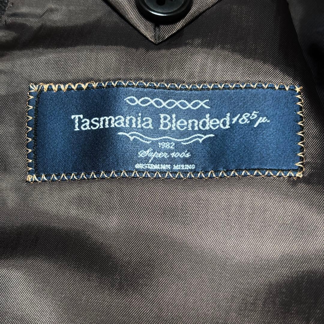 美品 スーツカンパニー 3ピース スーツ ダークブラウン チェック M