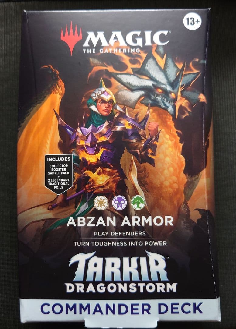 mtg 新品未開封 統率者デッキ 英語版 アブザンの守り tdc タルキール