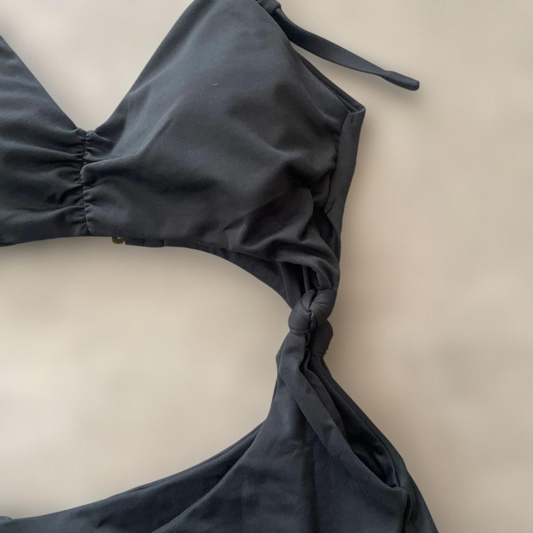 ALEXIASTAM mia ブラック M 水着 アリシアスタン ビキニ 黒