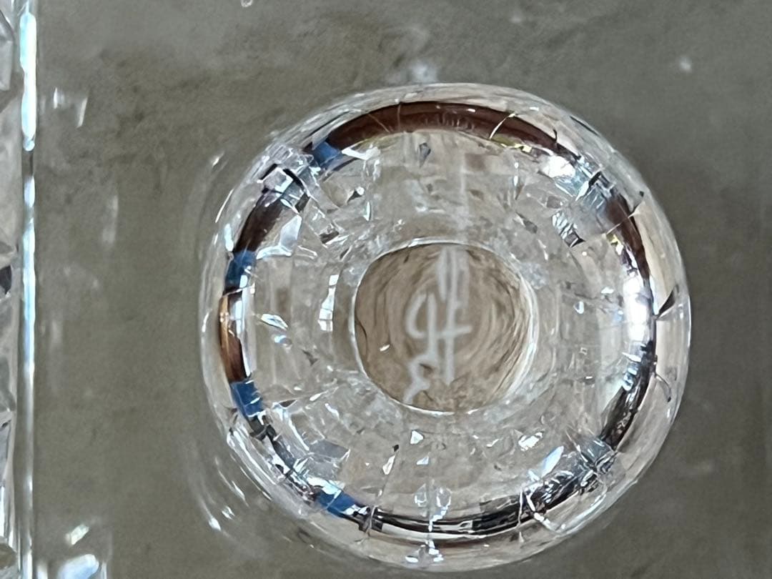 HOYA クリスタル　佐々木文夫　花瓶　フラワーベース　　最高級　貴重　中古品