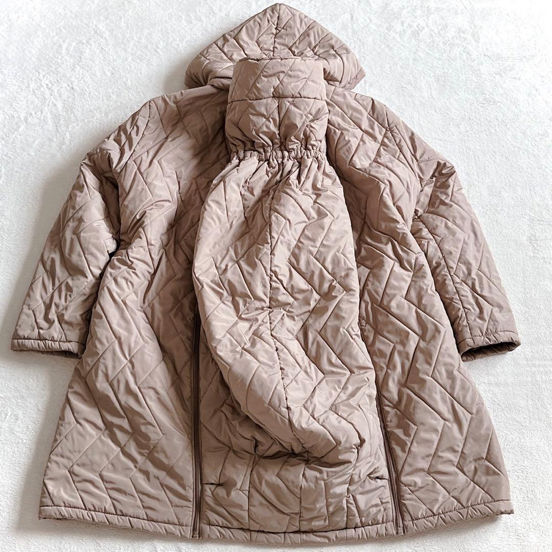 極美品☆【Milk Tea 】Stella 4way ロングママコート ベージュ