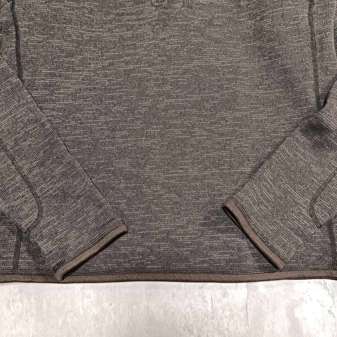 希少カラー patagonia ベターセーター フリース ハーフジップ 茶 M