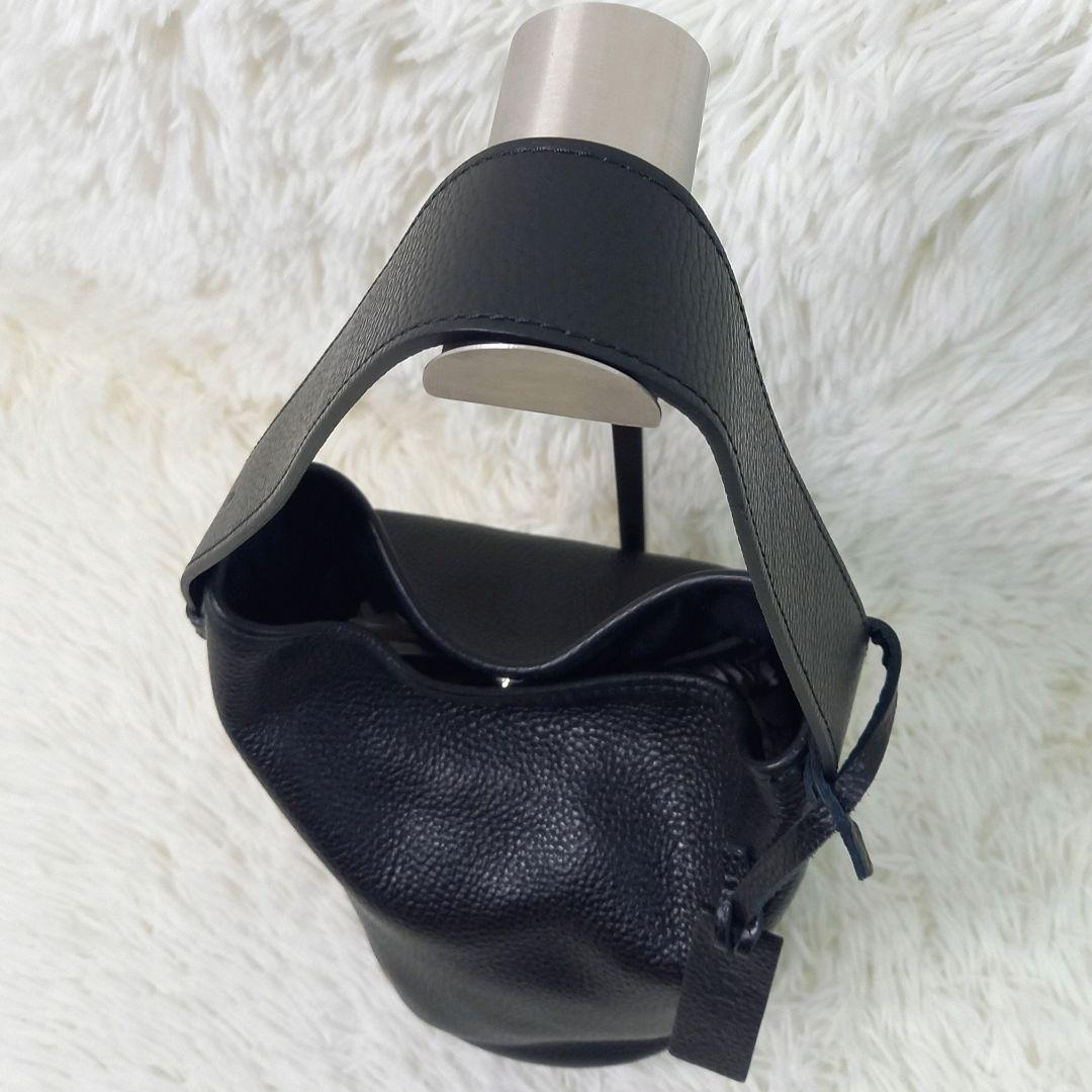 極美品✨BEAUTY&YOUTH LAUNIQA　レザー トートバッグ ブラック