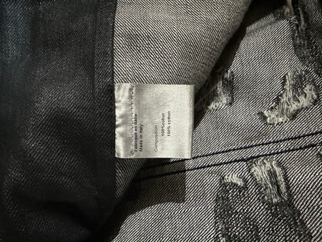 A*e様 Dior homme Strip期04ss デストロイコーティングベス