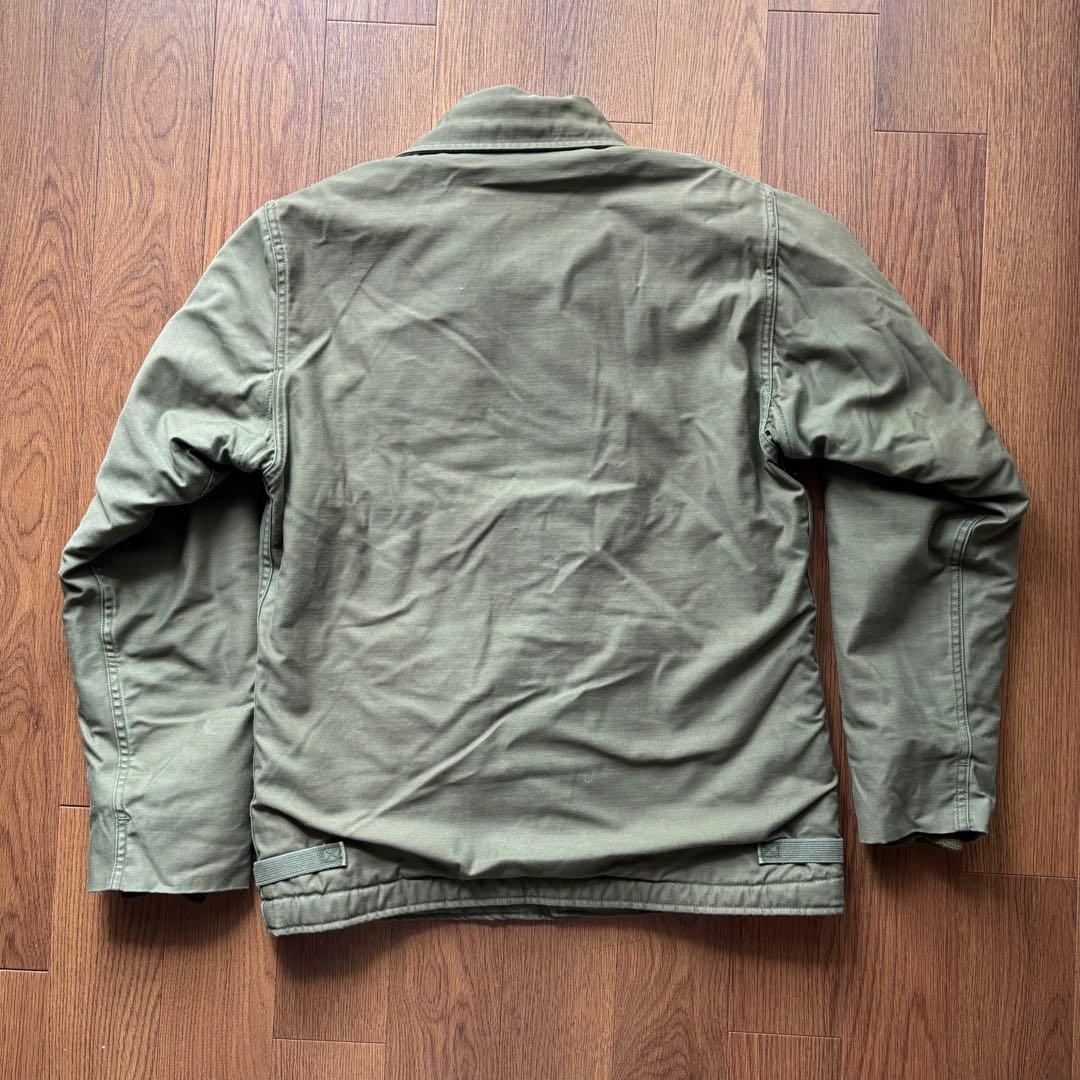 【vintage】80s U.S. NAVY A-2デッキジャケット　米軍　美品