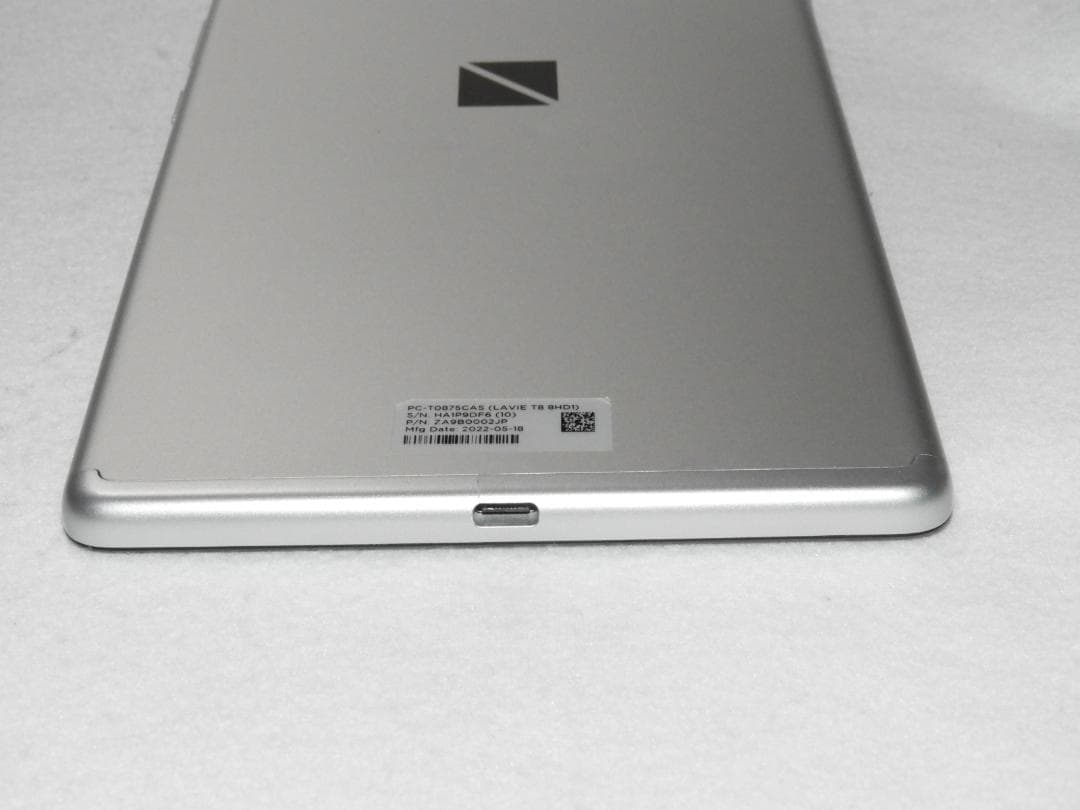 NEC LAVIE T8 T0875/CAS PC-T0875CAS タブレット
