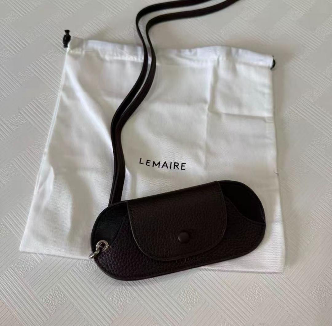 LEMAIRE BELL GLASSES HOLDER ダークチョコレート