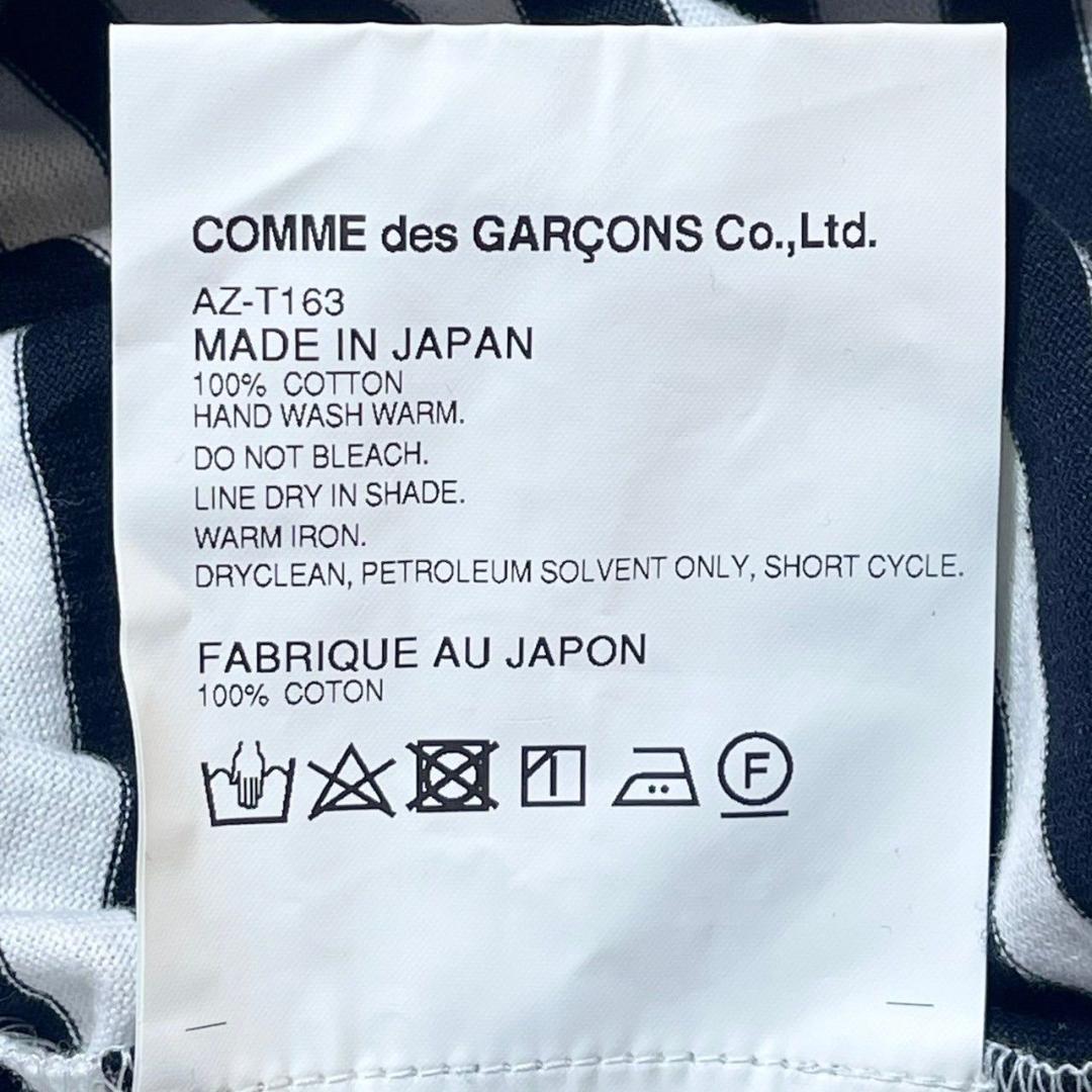 コム デ ギャルソン Tシャツ 綿100％ Lサイズ ボーダー 日本製