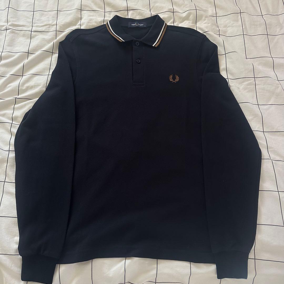 FREDPERRY ポロシャツ xs ネイビー