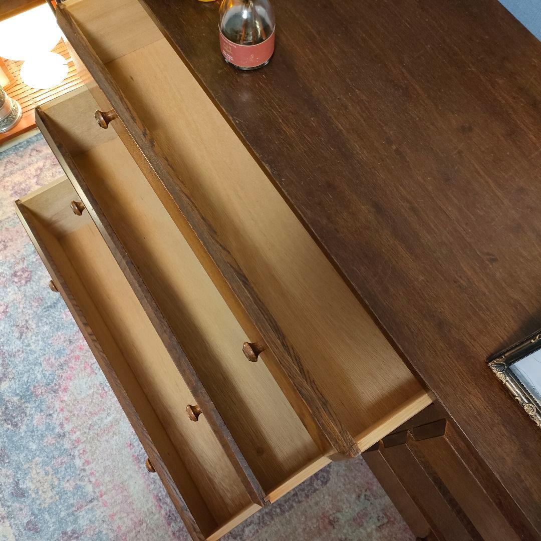 【希少・三越ブルージュ】高級クラシック家具 ヴィンテージ 天然ナラ材