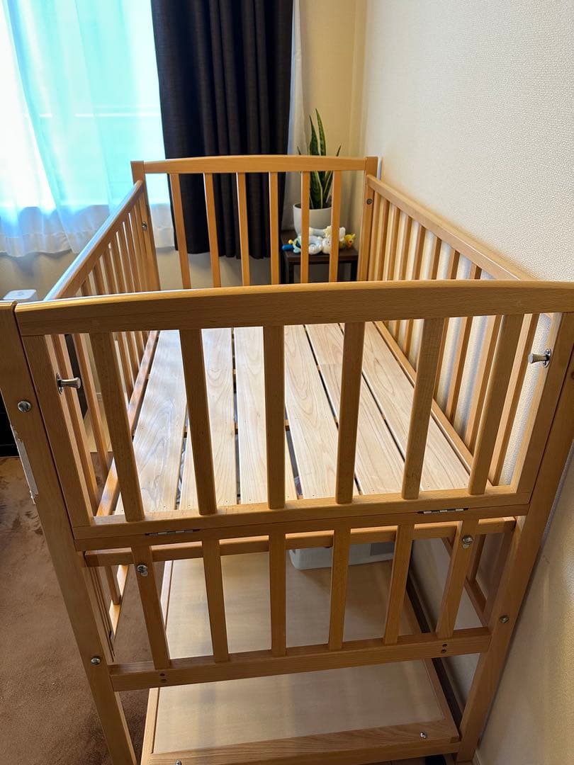 ベビーベッド　ツーオープン　ヤマサキ　標準サイズ