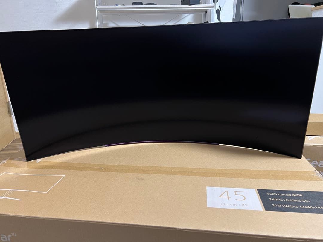 LG OLED 44.5インチ 240Hz対応ウルトラワイドモニター