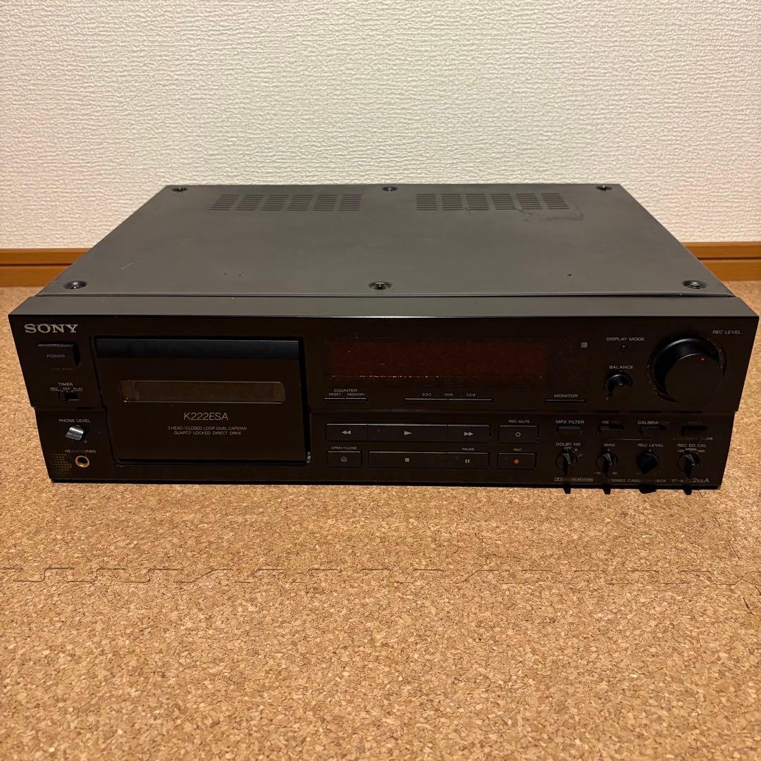 【現状品】SONY ソニー 3ヘッドカセットデッキ TC-K222ESA