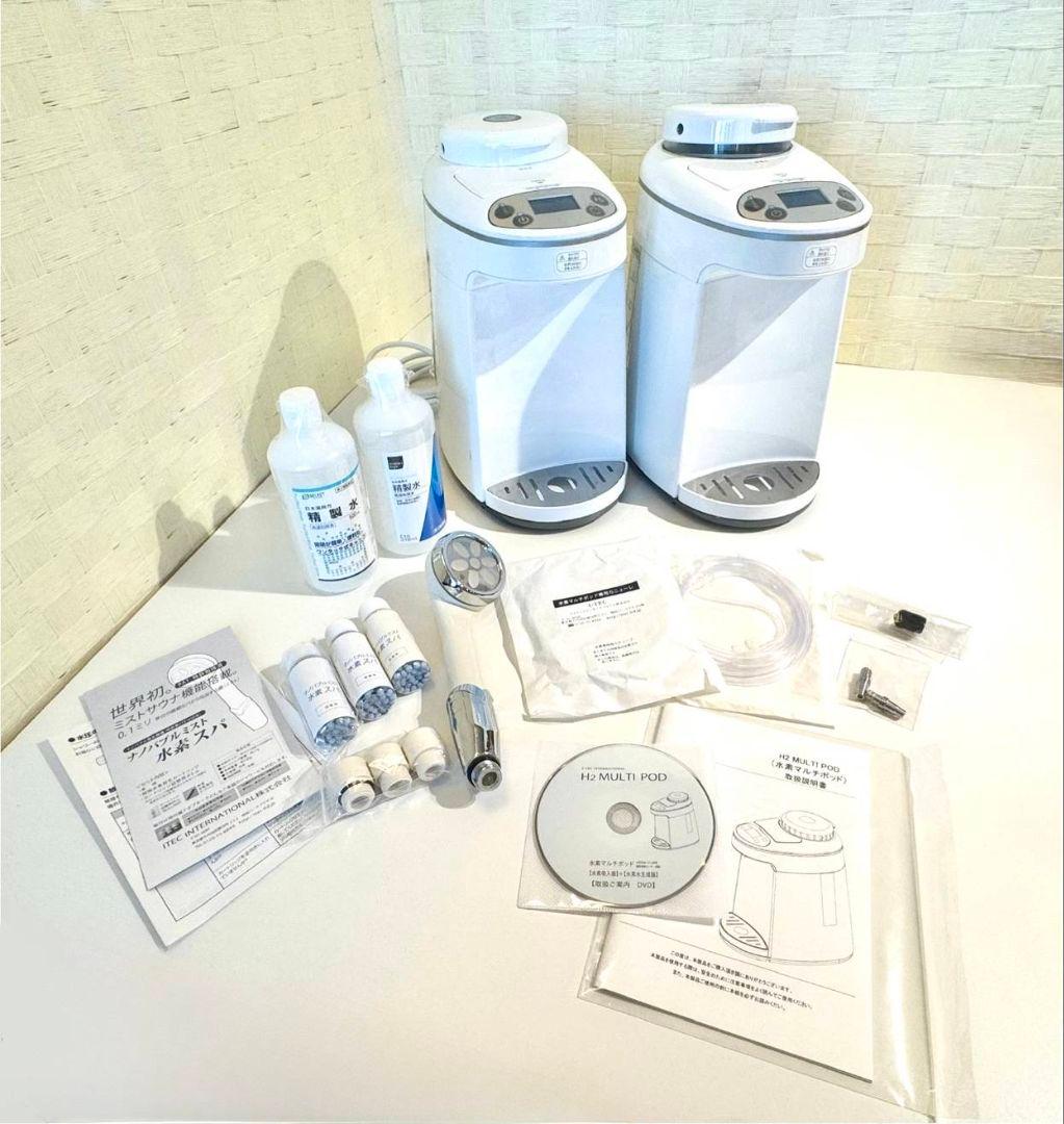 水素マルチポッドとナノバブルミストシャワーヘッド　セット内容変更
