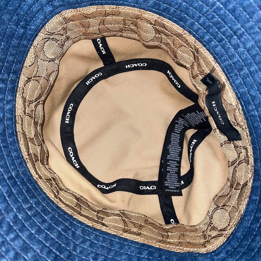 COACH デニム バケットハット