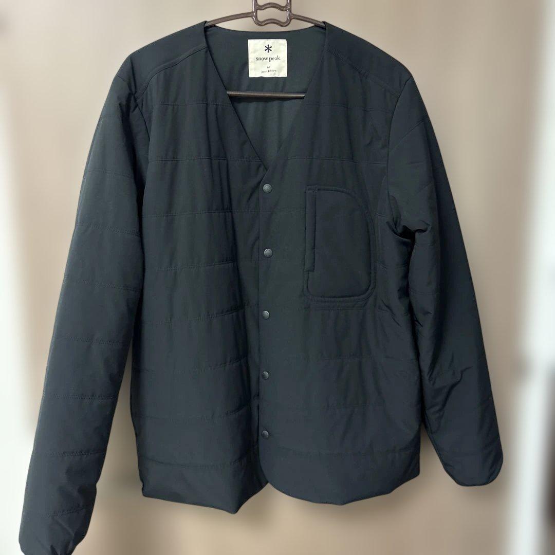  peak ノーカラージャケット M 黒