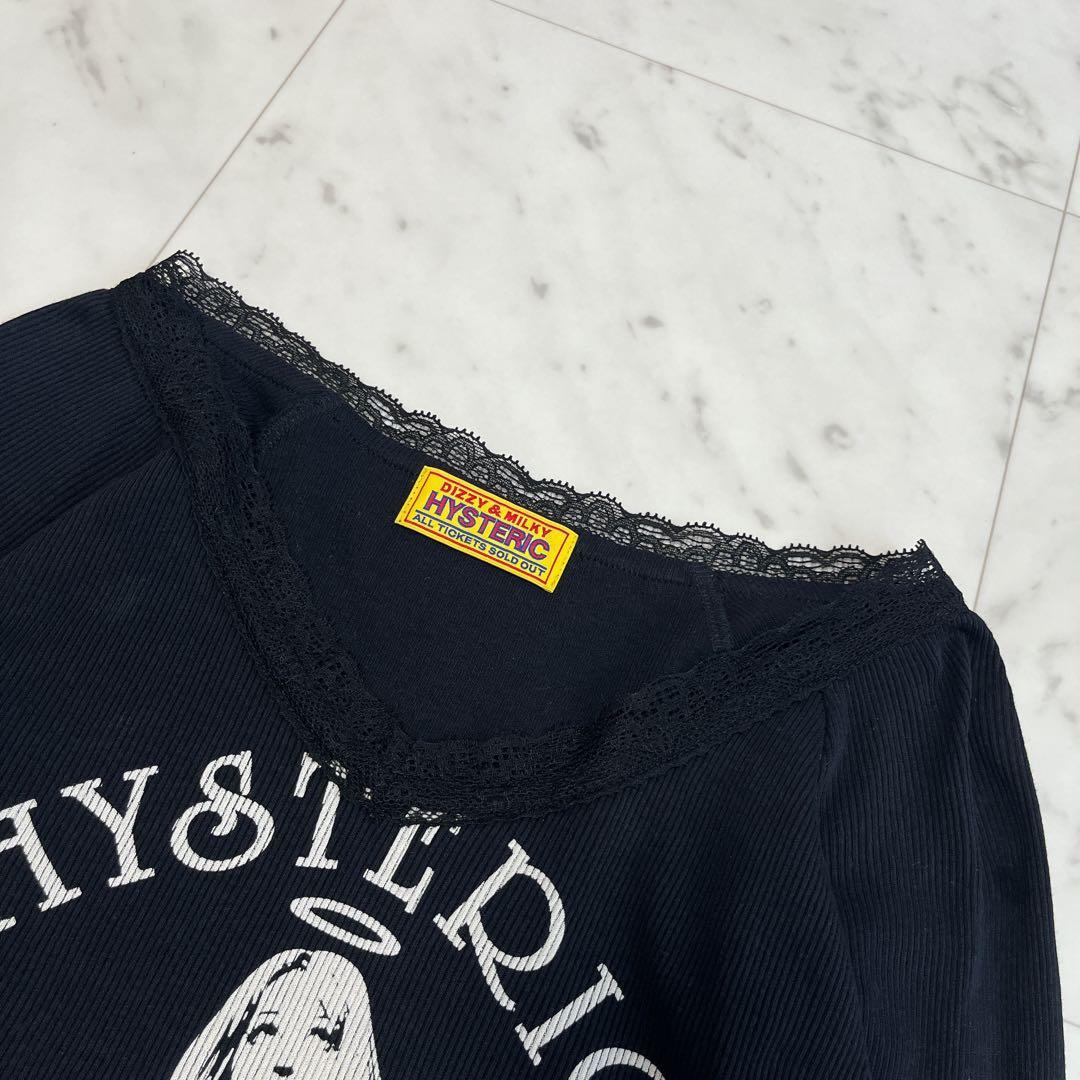 美品✨ヒステリックグラマー HYSTERIC ANGEL ショート丈Tシャツ