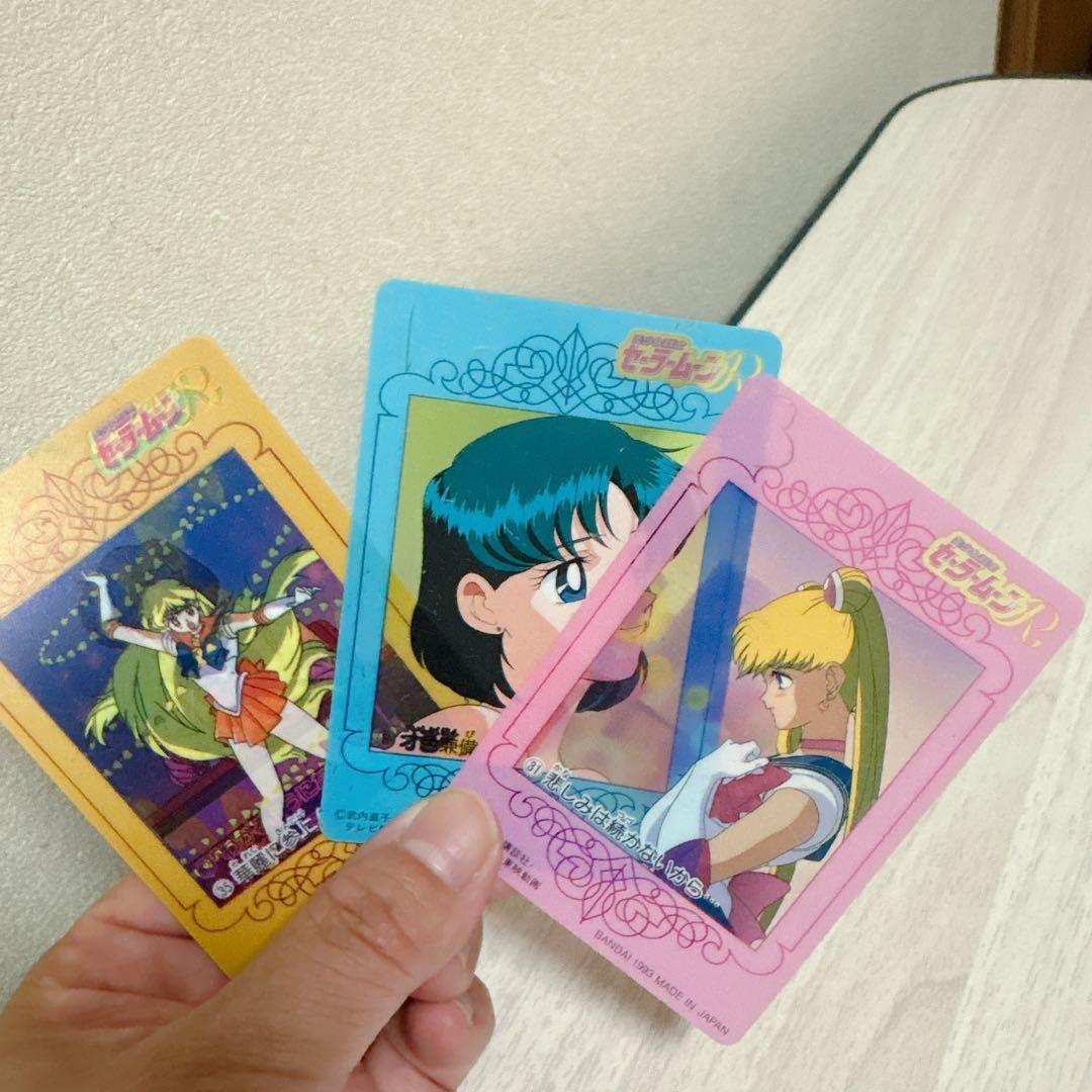 美少女戦士セーラームーン 当時物217枚公式カードアルバム付きまとめ売り大量