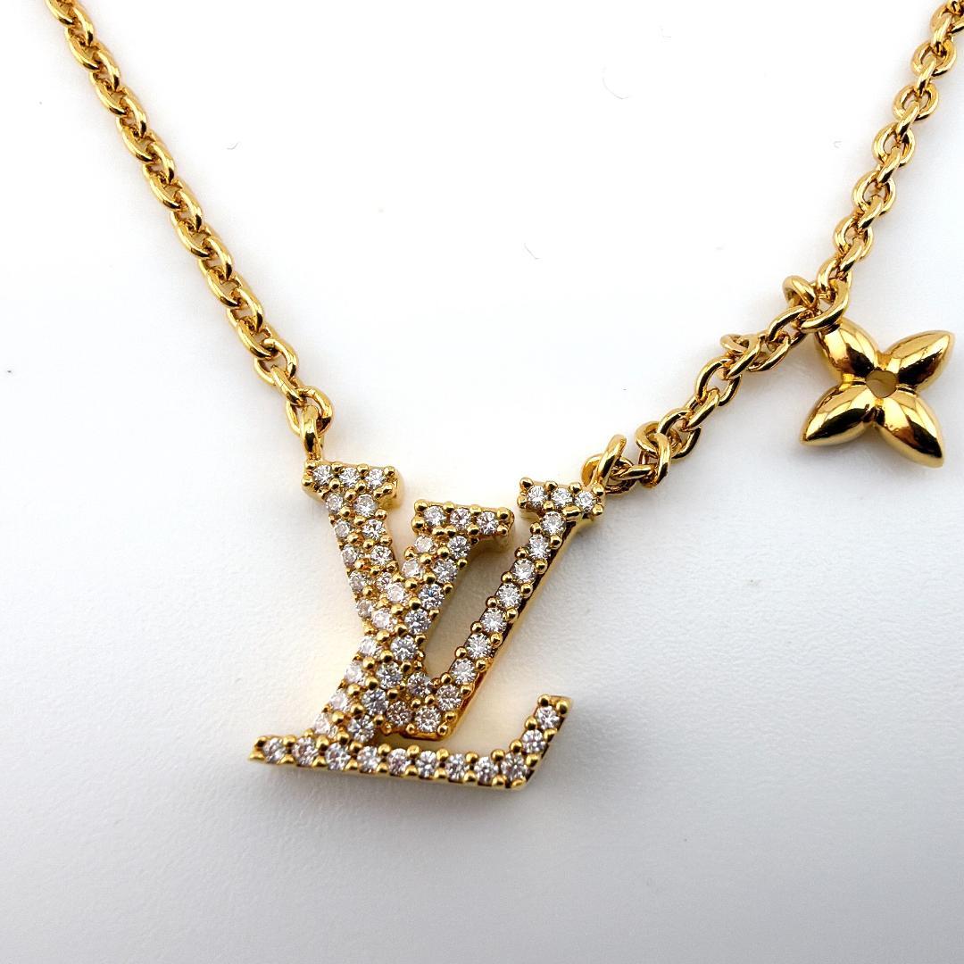 ルイヴィトン M00596 ネックレス LV アイコニック ゴールド レディース