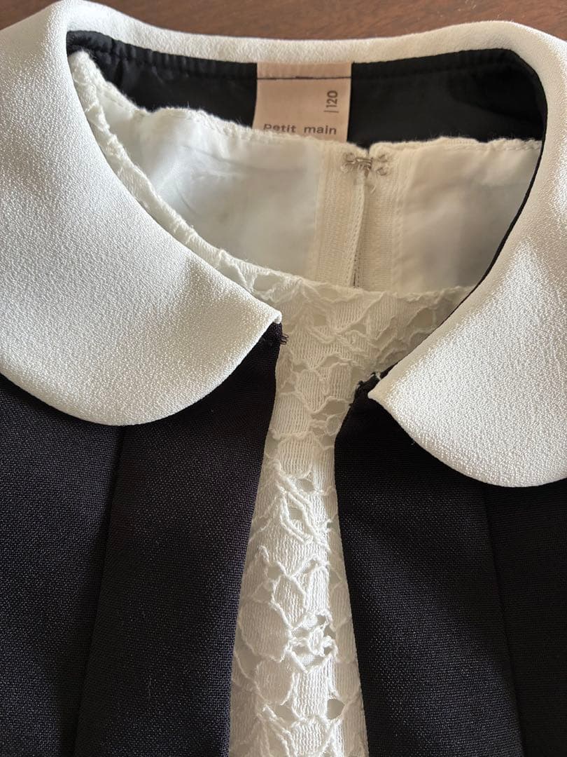 【美品】プティマイン　セレモニーワンピース　ジャケットセット　120