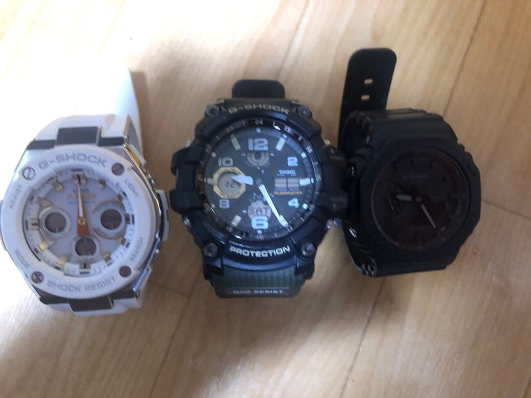 G-SHOCK デジアナ3本セット。