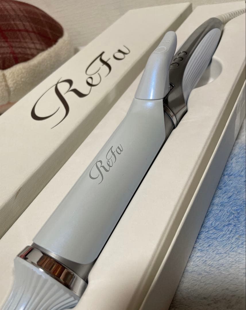 【ほぼ未使用】ReFa リファカールアイロン プロ ホワイト 38mm