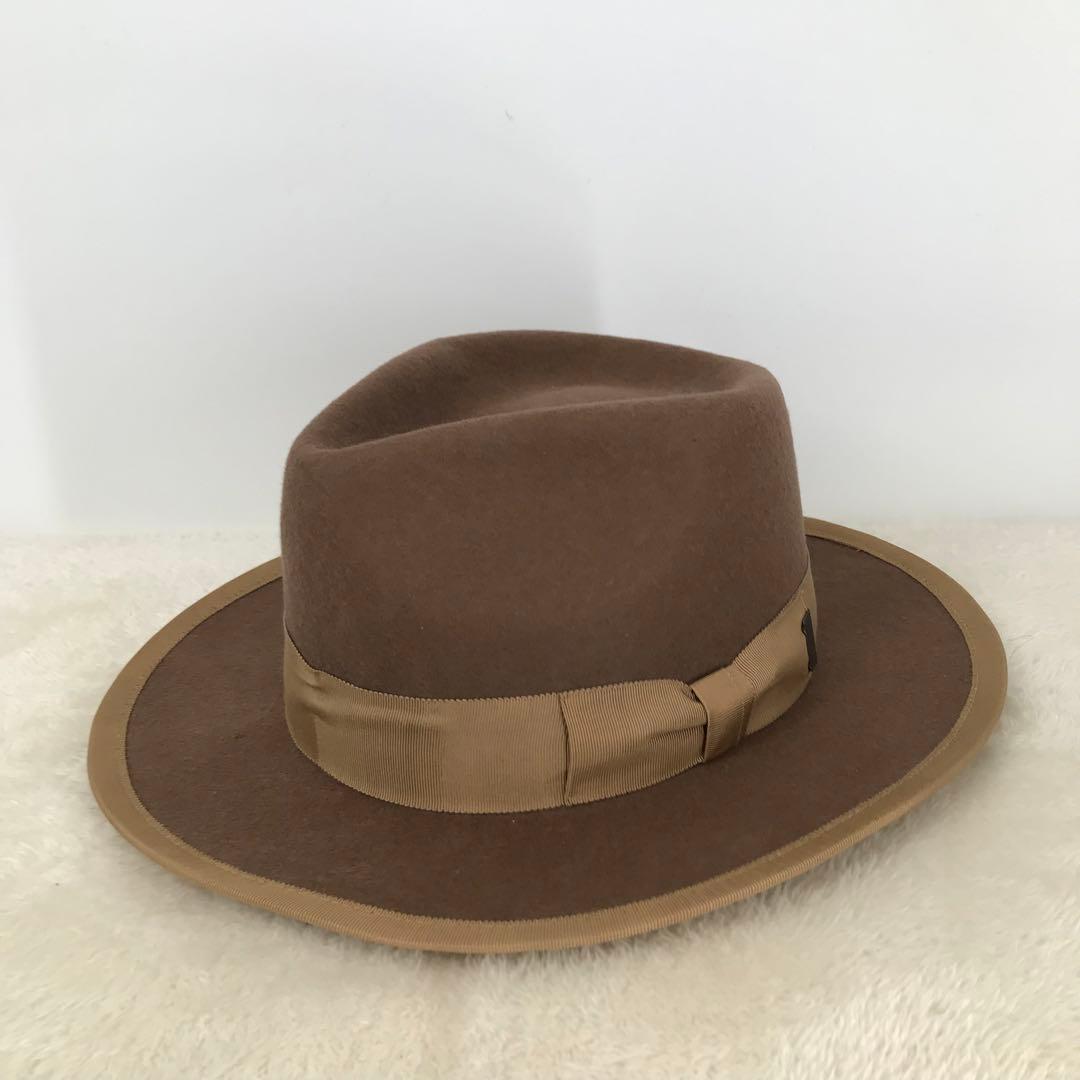 ミスターファットマン　ハット　L　ベージュ　ウール100