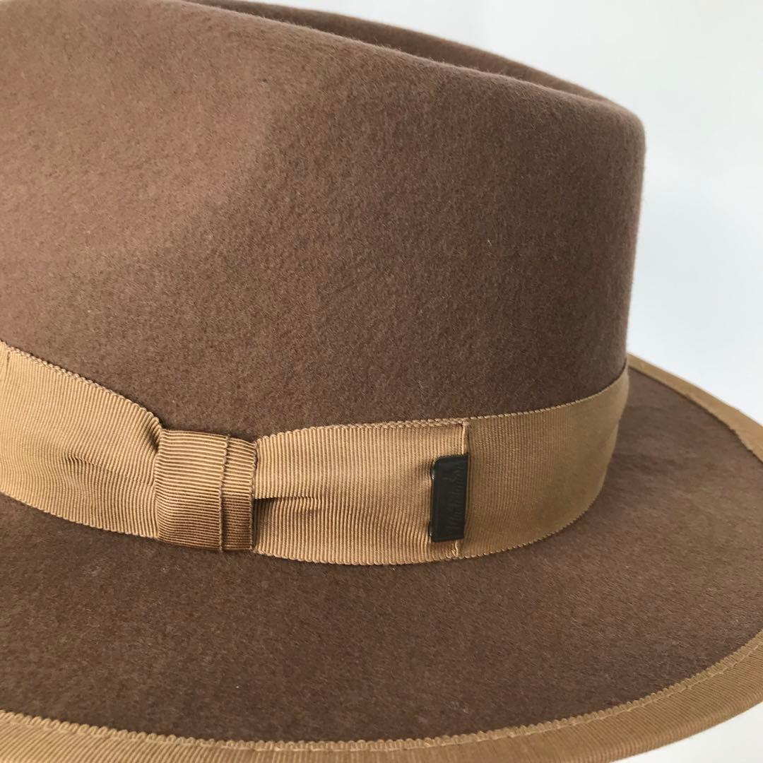 ミスターファットマン　ハット　L　ベージュ　ウール100