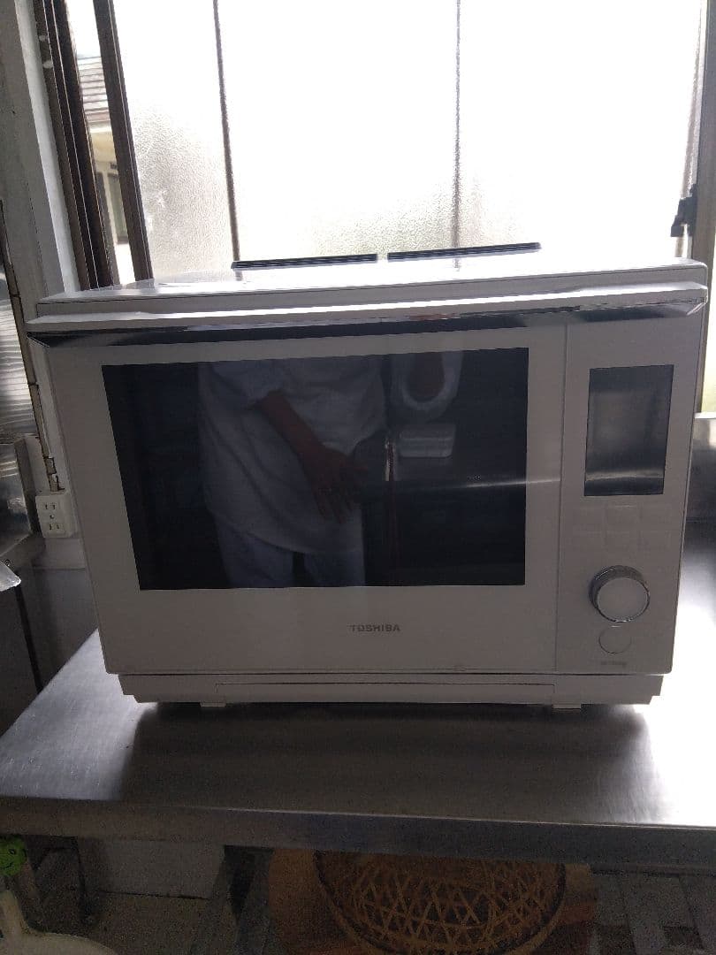 ホワイト オーブンレンジTOSHIBA 2段式
