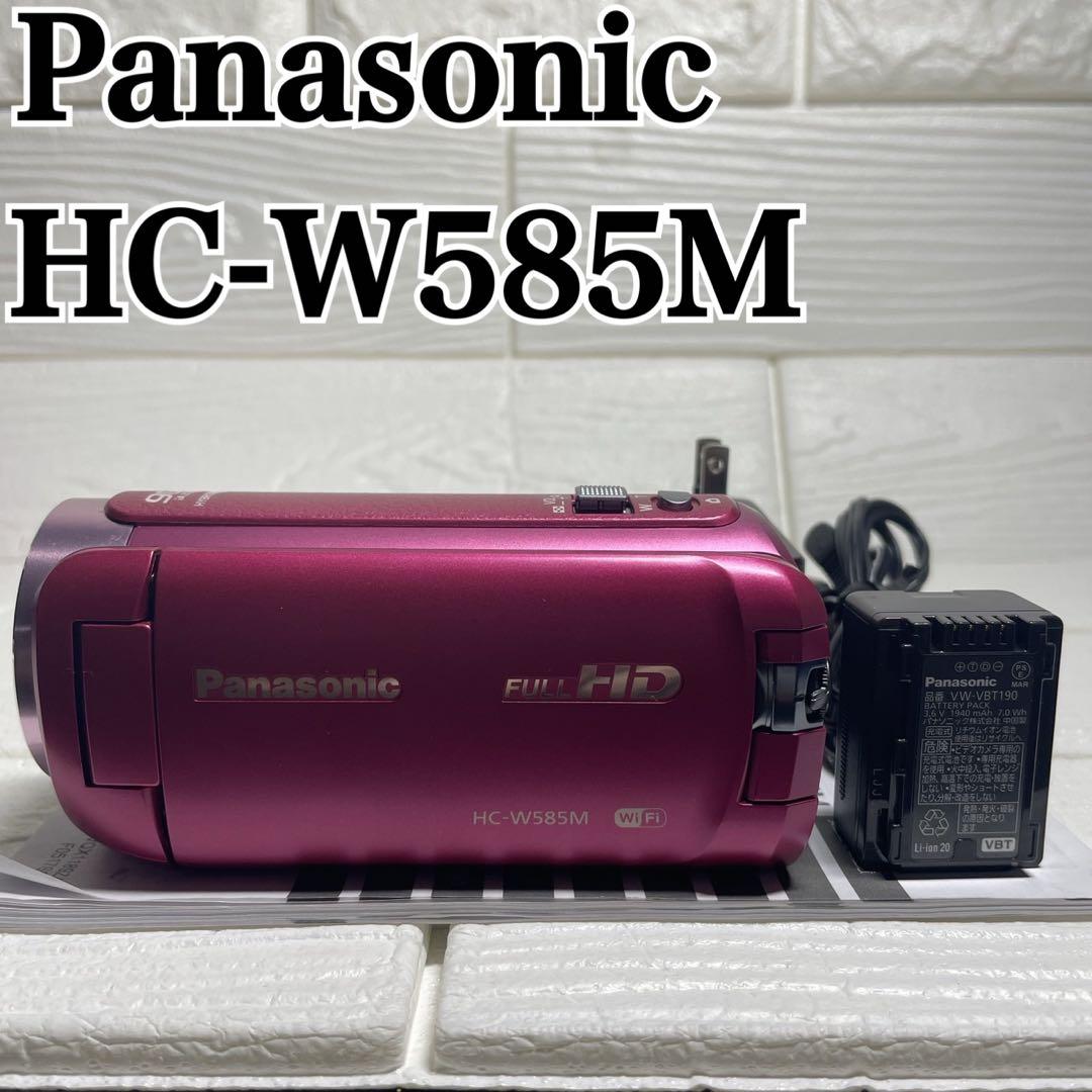 Panasonic HC-W585M ビデオカメラ ピンク パナソニック