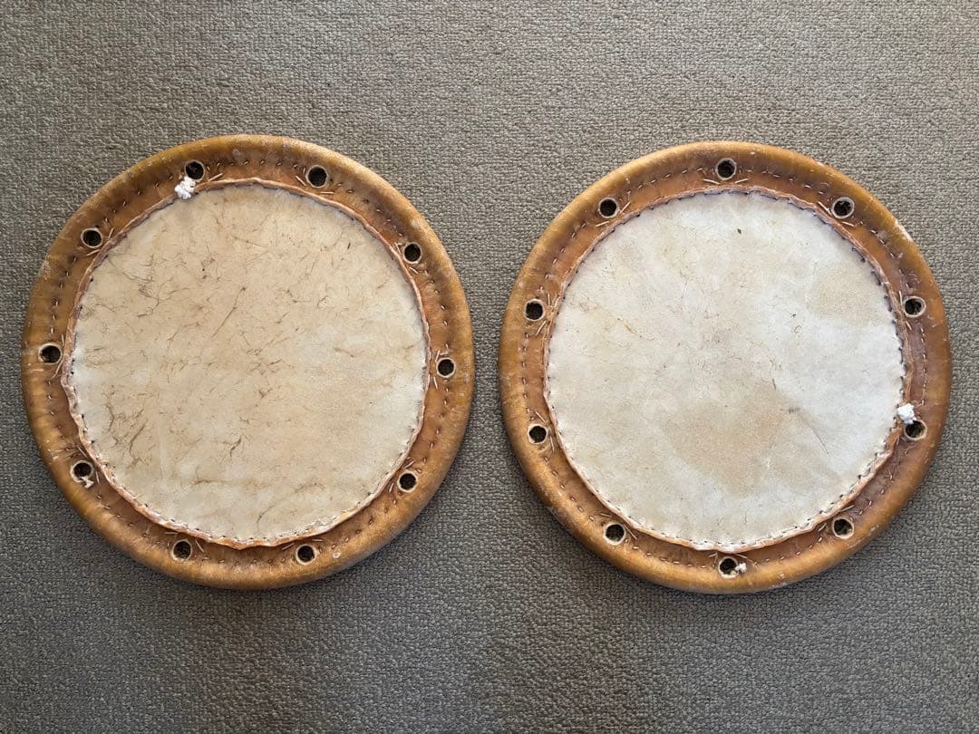 締太鼓用皮 2丁掛 2枚セット