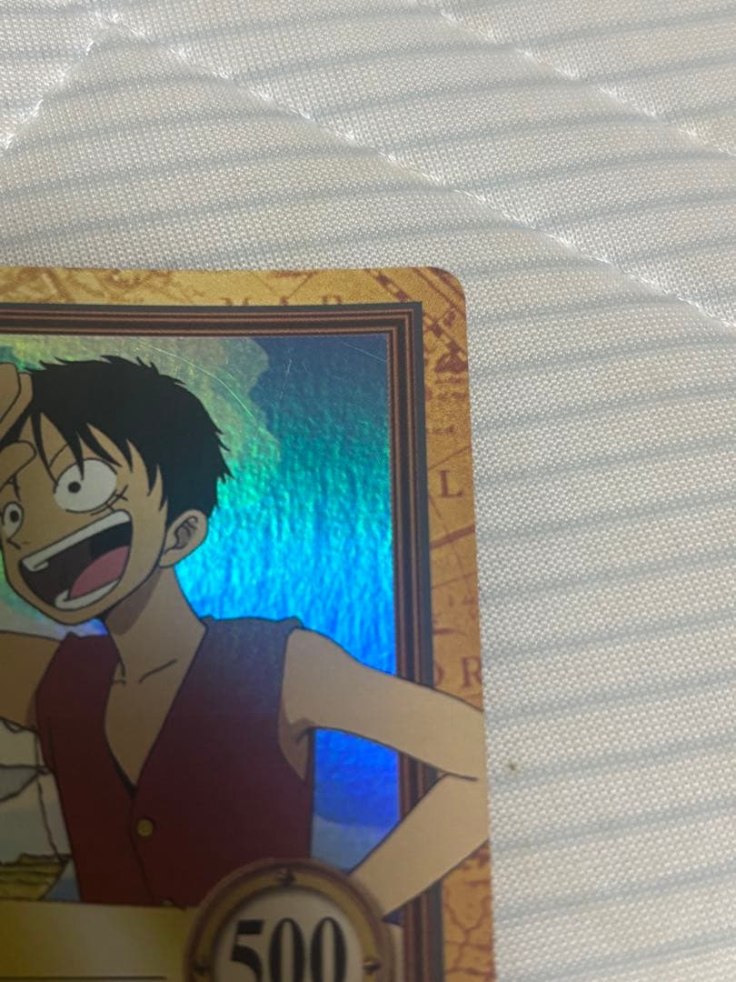 く*ー様 美品 希少 ワンピースカードダス ハイパーバトル C01 ルフィ 初期