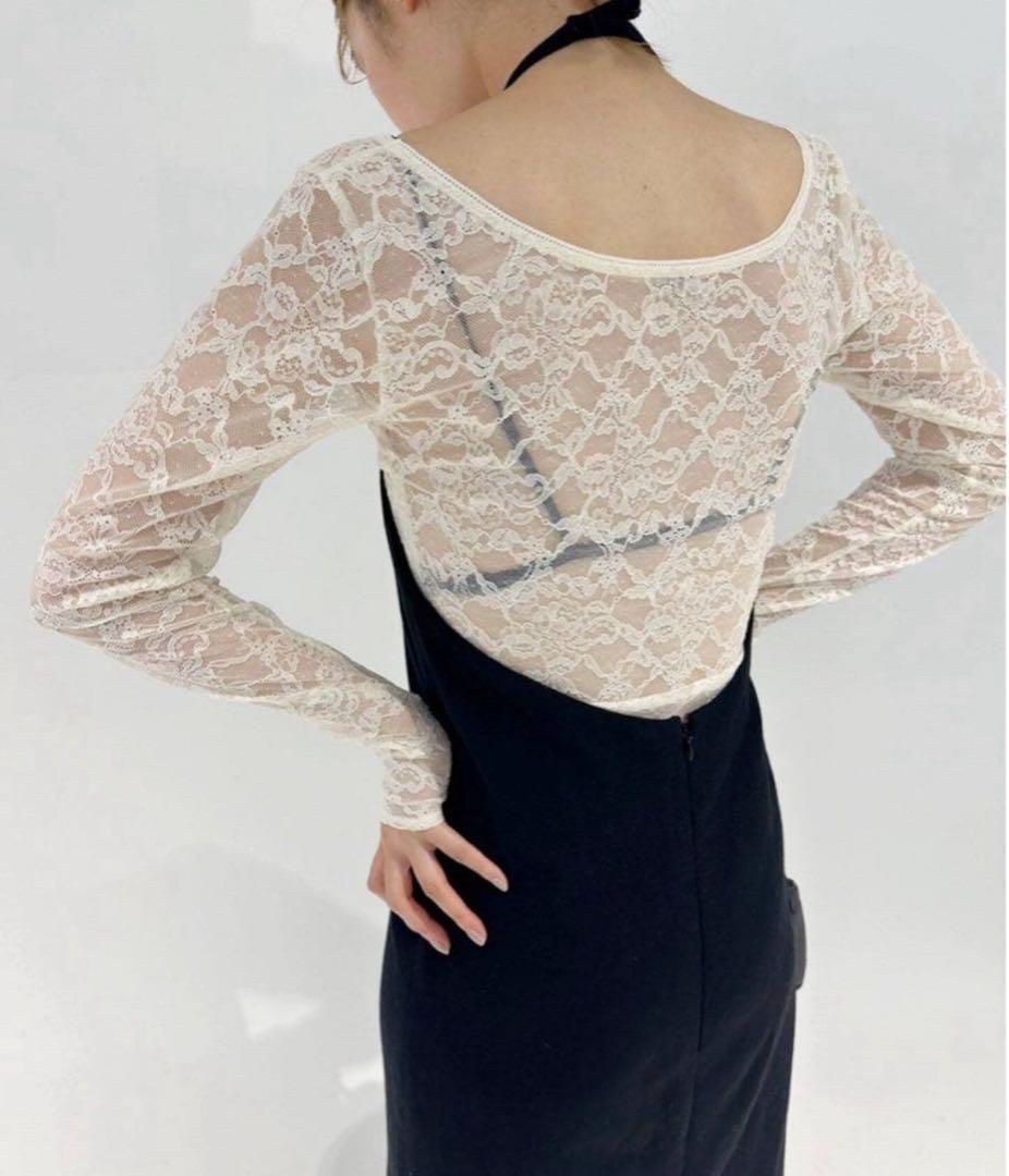 edit for lulu / ストレッチレーストップ