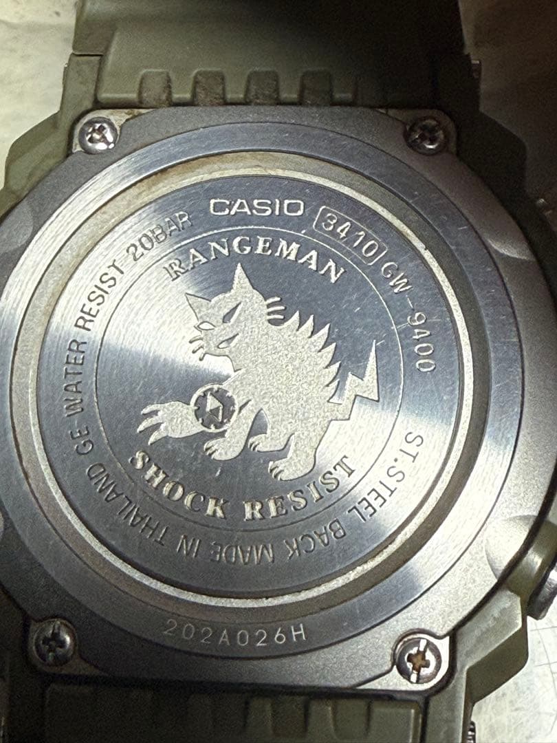 G-SHOCK GW-9400 カーキ レンジマン カシオ