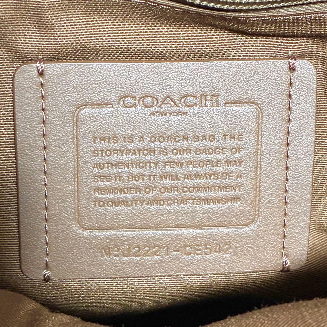 COACH バックパック リュック マルチカラー ブラウン クリーム ロゴ