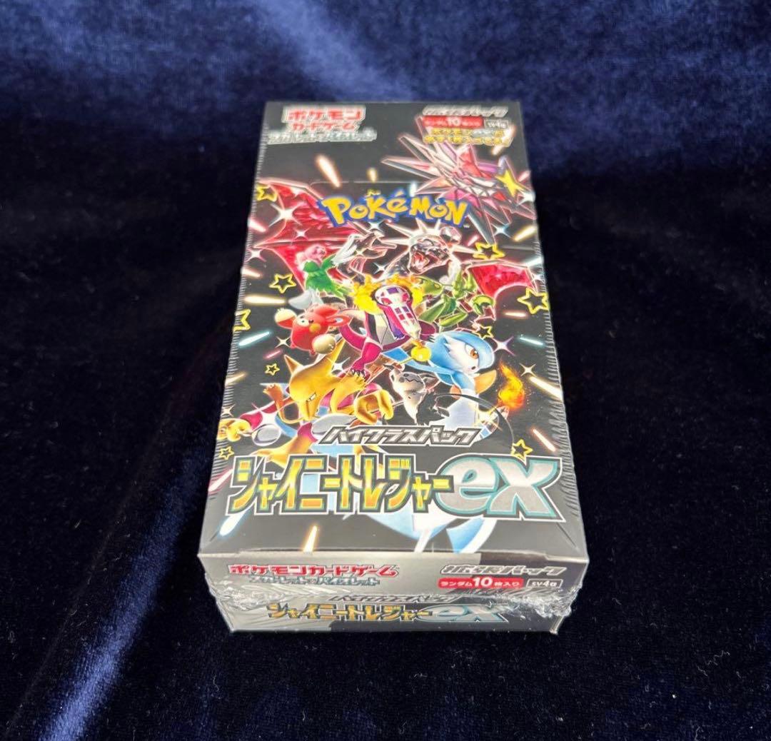 【新品未開封シュリンク付き】ポケモンカードゲームシャイニートレジャーex1BOX