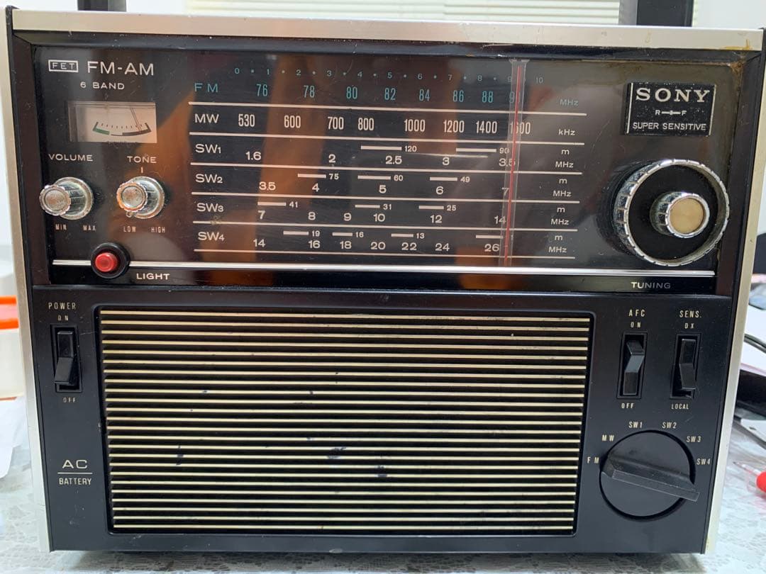 SONY TFM-2000F ワイドFM （通電のみ確認）